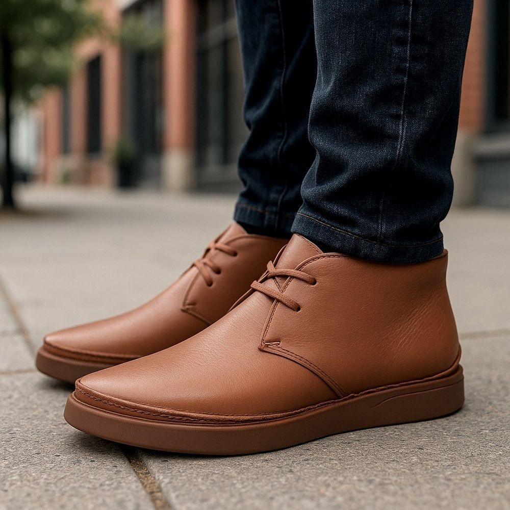 Clarks Tan Chukka Boots for Men